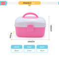 eco friendly portable case multipurpose storage box with 3 colors